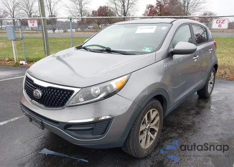 2016 Kia Sportage Lx из США, поврежденный, VIN KNDPBCAC6G7831989
